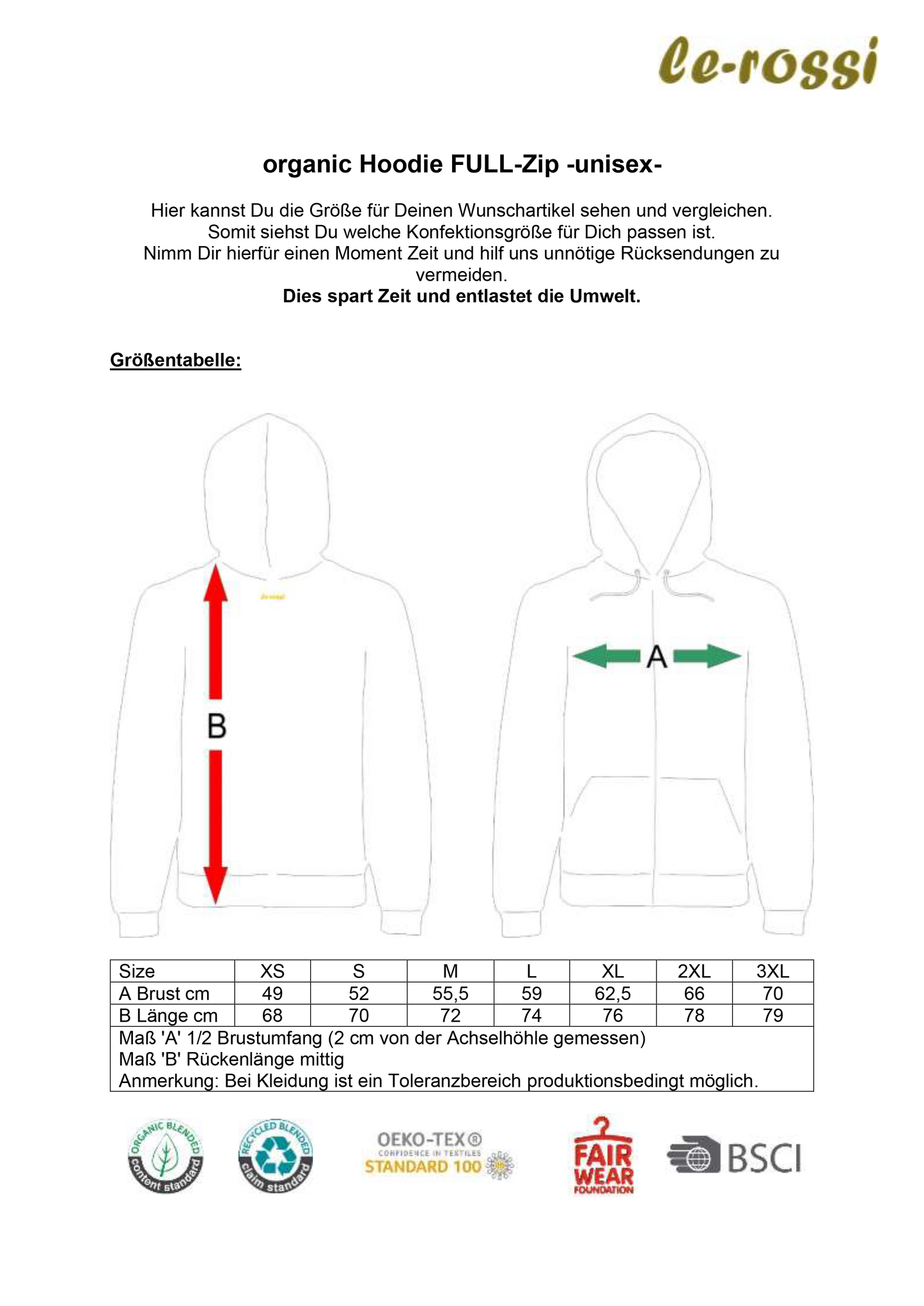 Bembel by frankfurtkind | organic ZIP Hoodie unisex