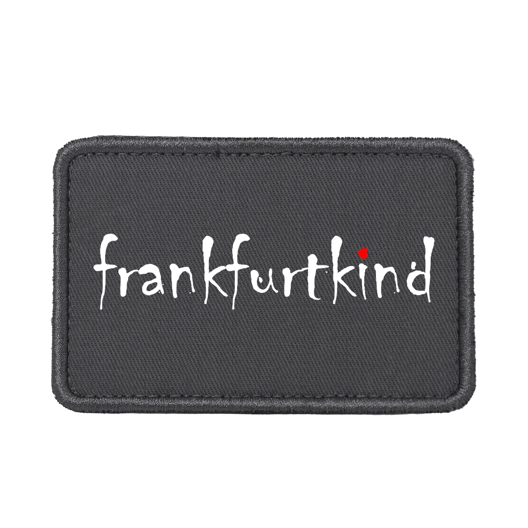 Patch grey by frankfurtkind | Patch für Beanie