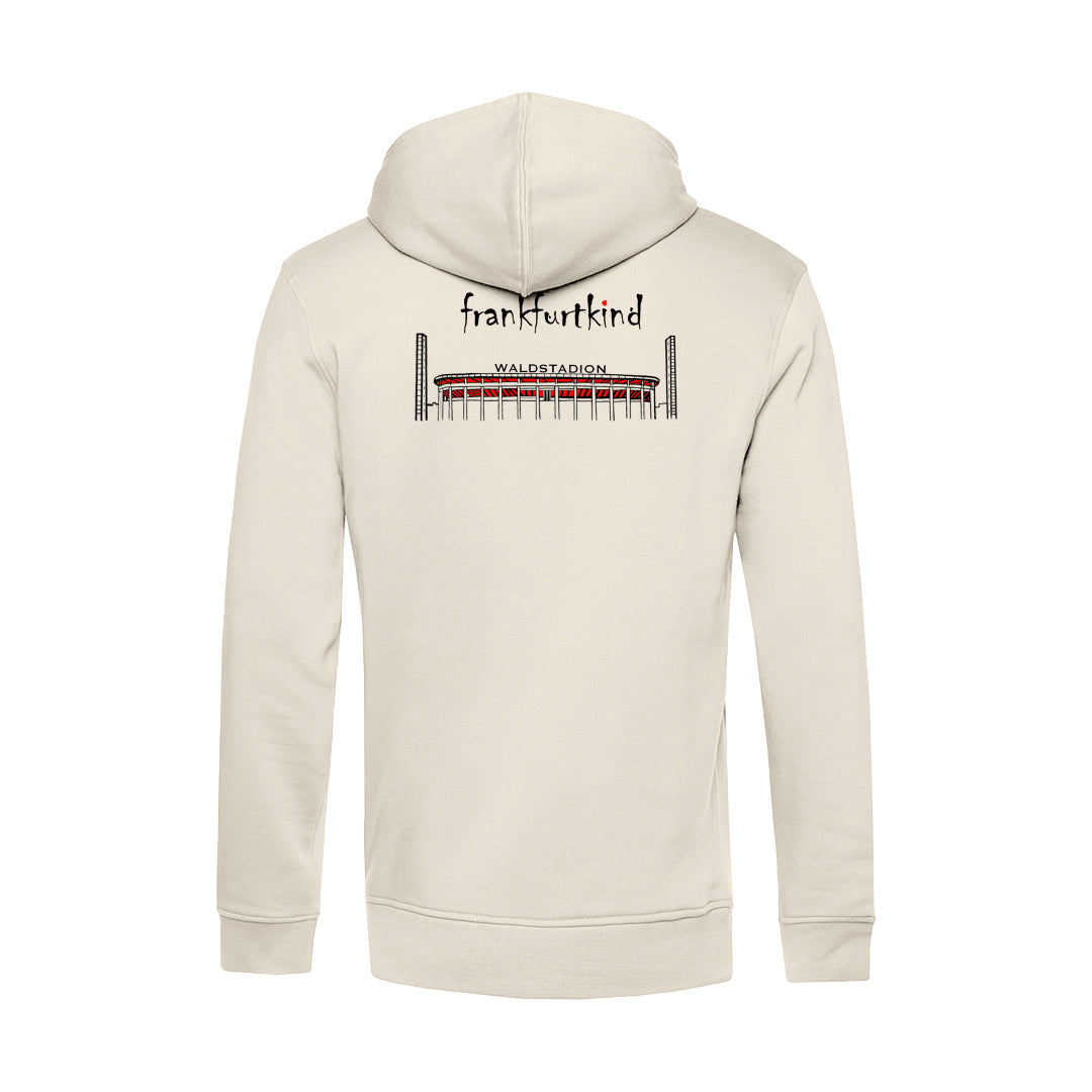 Waldstadion by frankfurtkind | organic ZIP Hoodie unisex