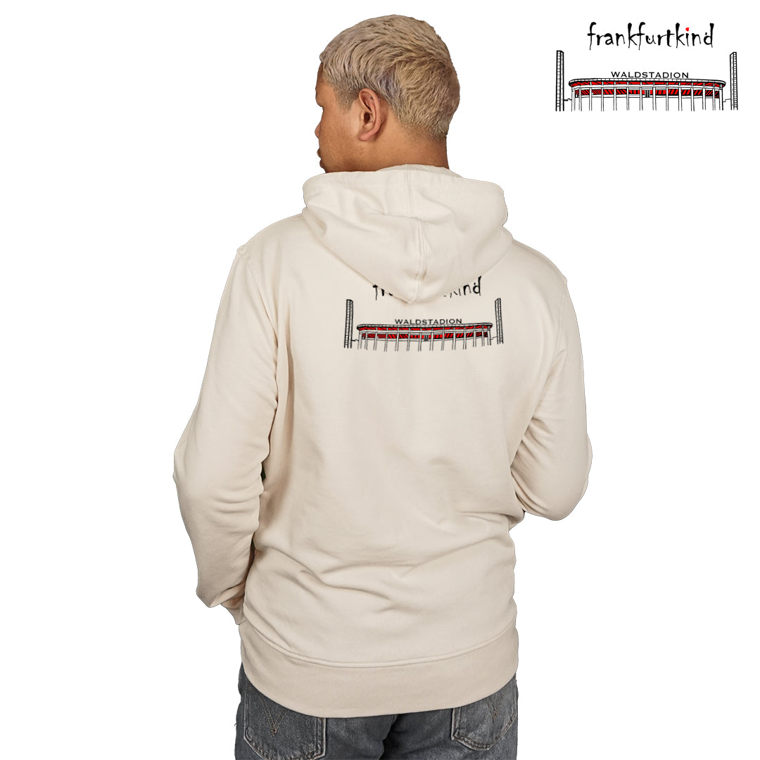 Waldstadion by frankfurtkind | organic ZIP Hoodie unisex