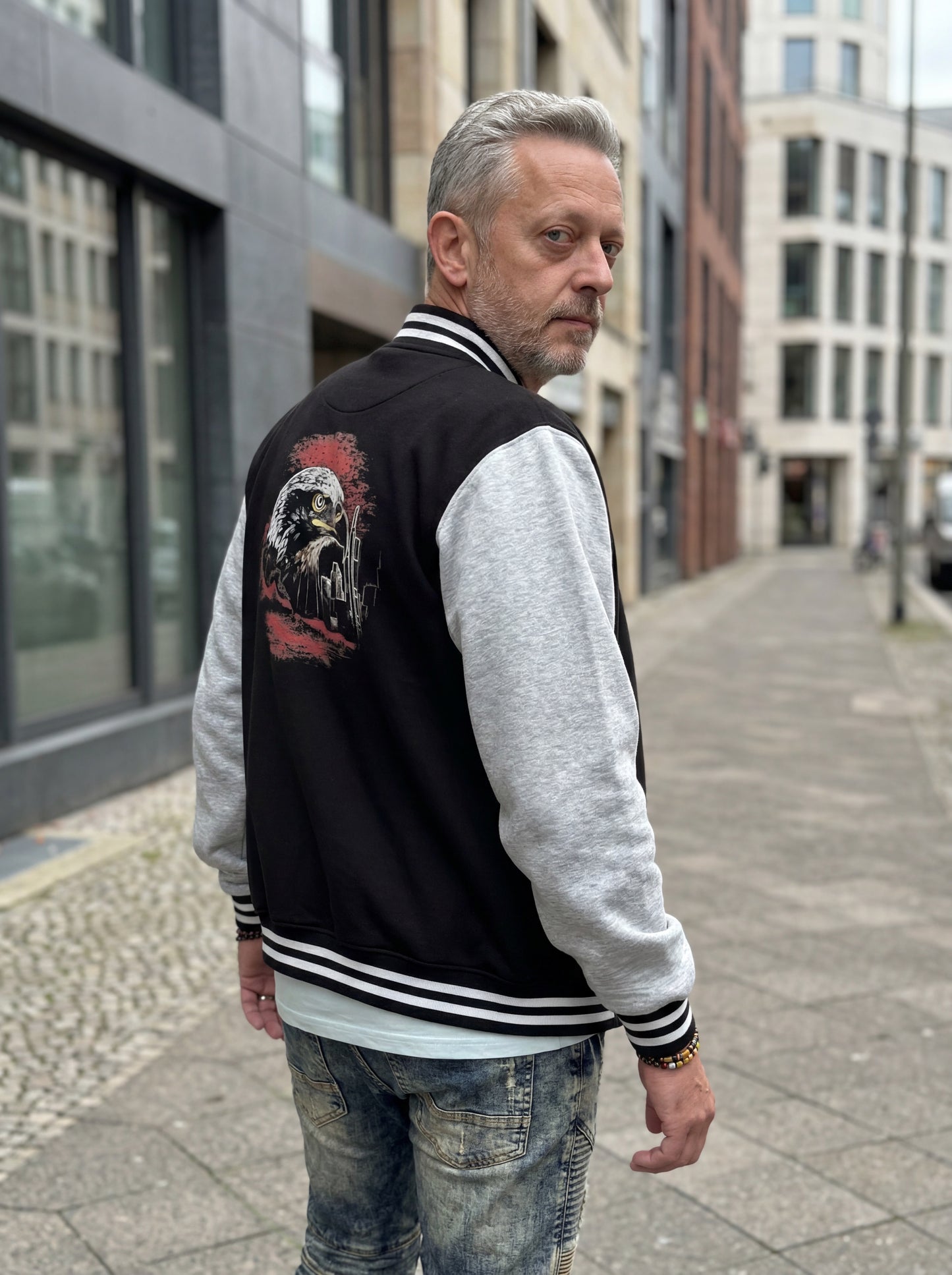 Eagle of FFM by frankfurtkind | College Sweat Jacke unisex