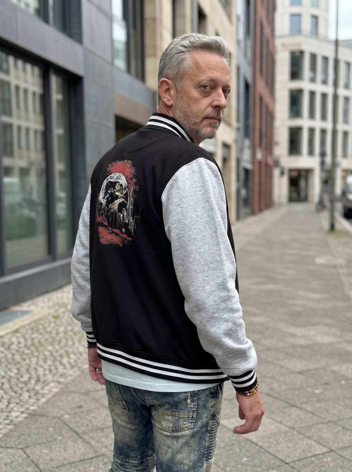 Eagle of FFM by frankfurtkind | College Sweat Jacke unisex