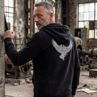Eagle Skyline by frankfurtkind | M-Star Hoodie Full-Zip unisex