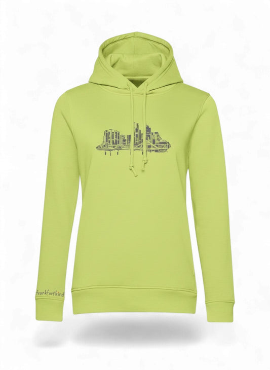 skyline by frankfurtkind | organic Ladies Hoodie