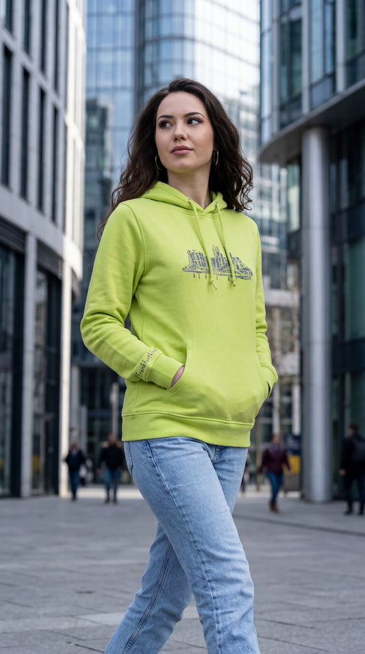 skyline by frankfurtkind | organic Ladies Hoodie