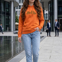 skyline by frankfurtkind | organic Ladies Hoodie