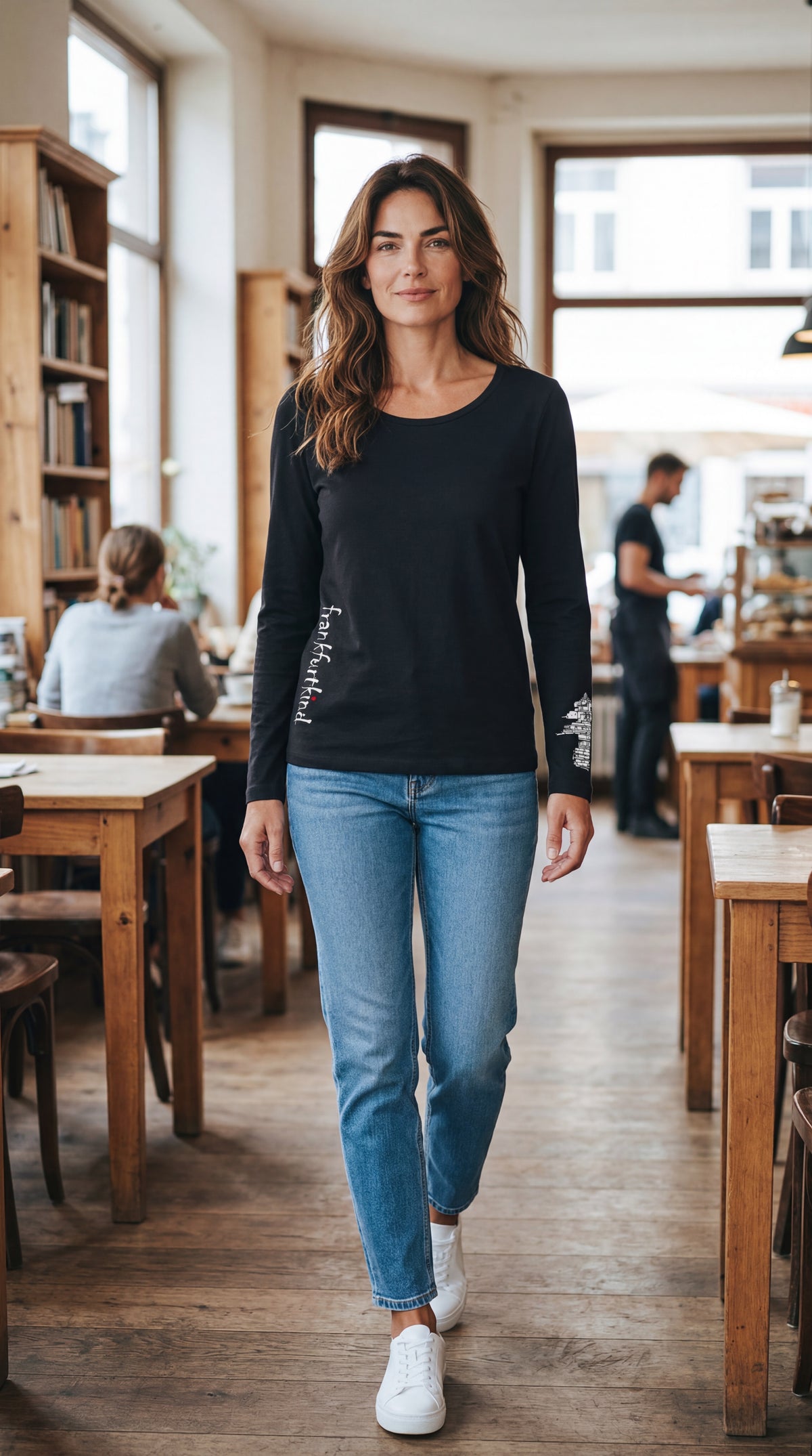 Skyline by frankfurtkind | Shirt longsleeve women
