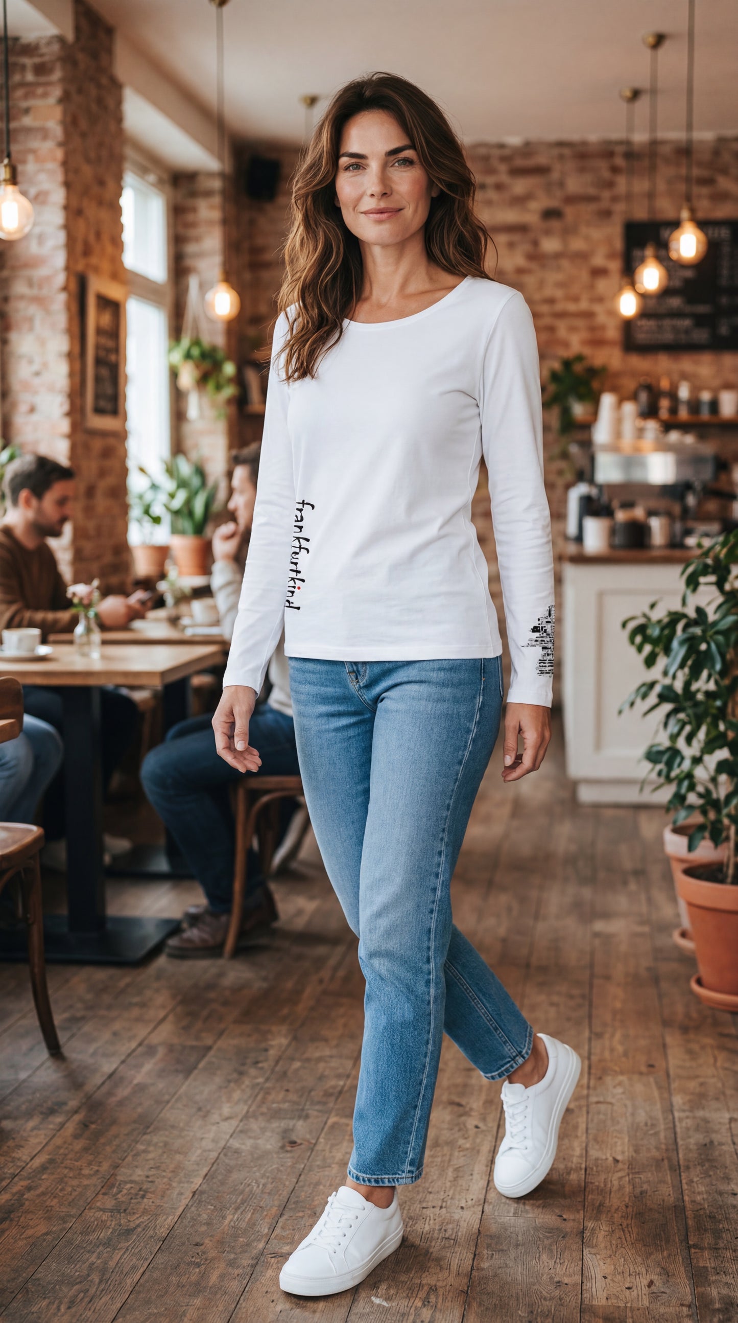 Skyline by frankfurtkind | Shirt longsleeve women