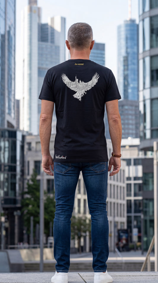 Eagle-Skyline by frankfurtkind | T-Shirt regular unisex