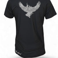 Eagle-Skyline by frankfurtkind | T-Shirt regular unisex