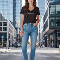 frankfurtkind GOLD | T-Shirt women V-neck