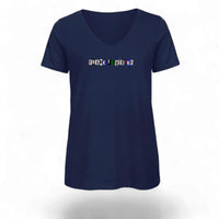snippet by frankfurtkind | T-Shirt women V-neck