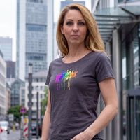 Rainbow by frankfurtkind | T-Shirt women Round-neck
