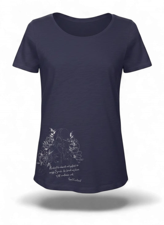 ganz ohne Worte by ozlems_tattooart | T-Shirt women Round-neck