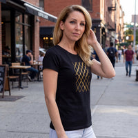 Geripptes by frankfurtkind | T-Shirt women Round-neck