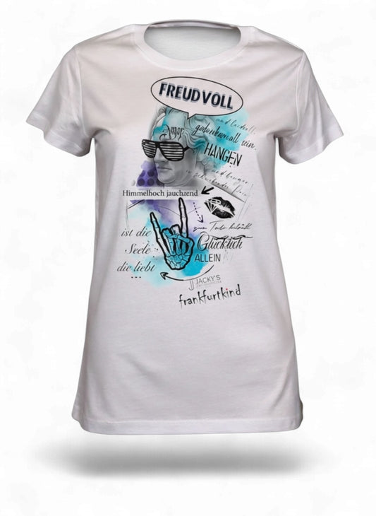 freudvoll by jackys_ink.spiration | T-Shirt women Round-neck