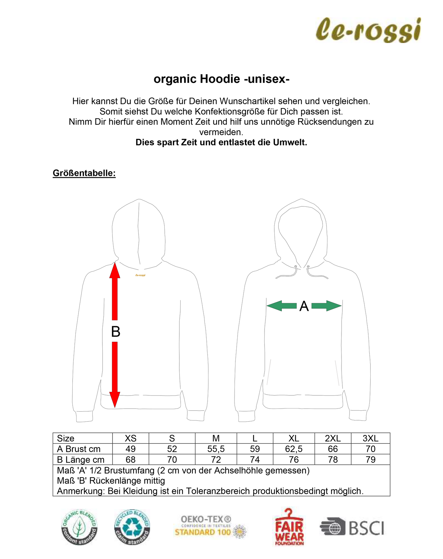 Waldstadion by frankfurtkind | organic Hoodie unisex