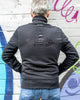 Skyline BLACK by frankfurtkind | organic Sweat Jacket unisex