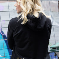 Skyline GOLD by frankfurtkind | Cropped Ladies Hoodie