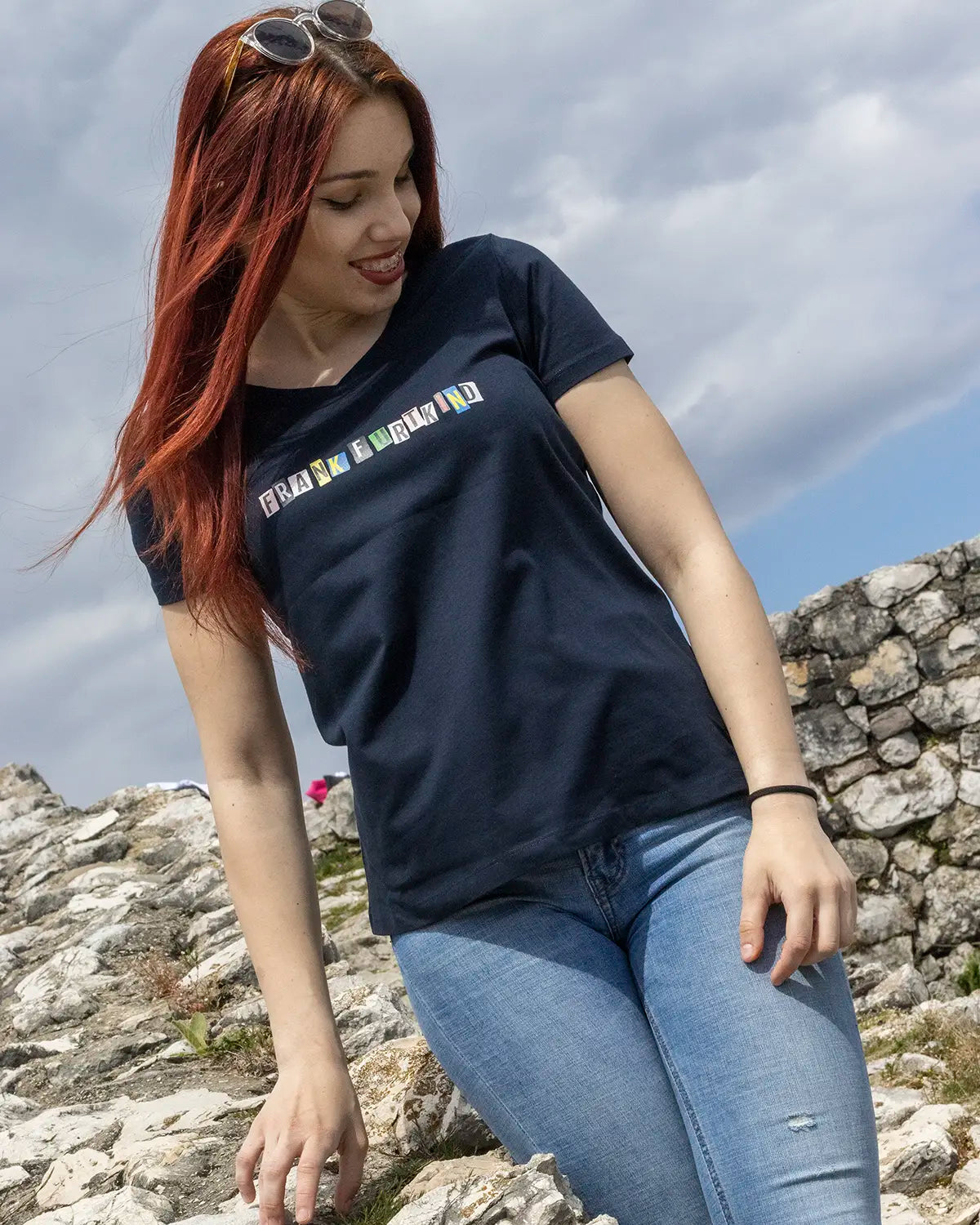 snippet by frankfurtkind | T-Shirt women V-neck