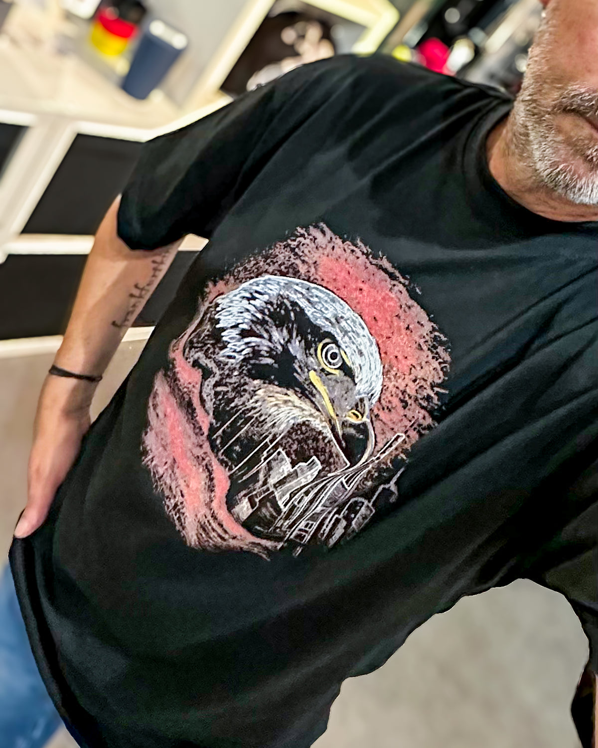Eagel of FFM by frankfurtkind | T-Shirt heavy oversized unisex