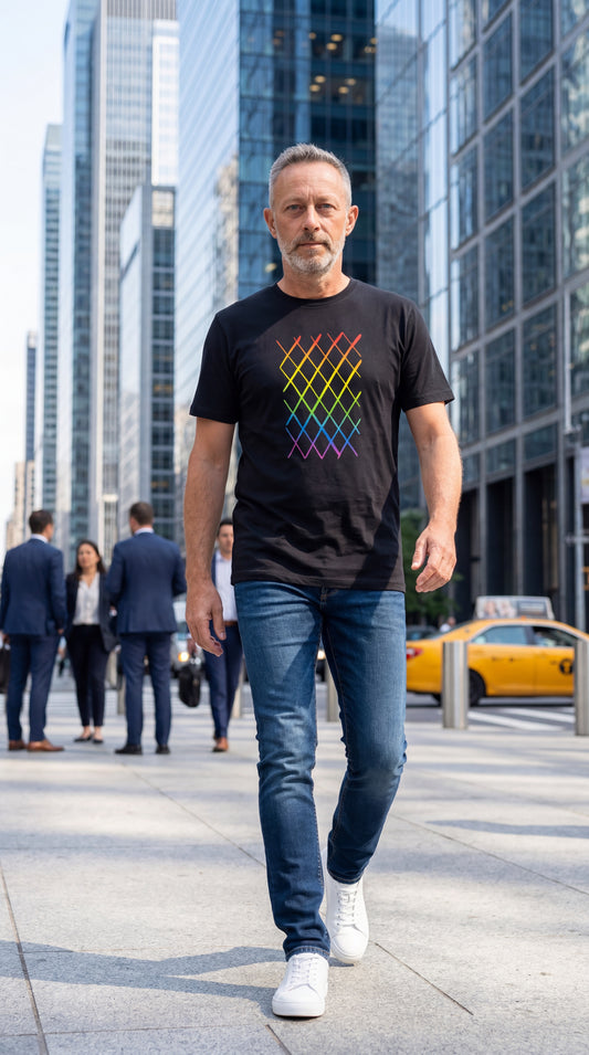 geripptes rainbow by frankfurtkind | T-Shirt regular unisex