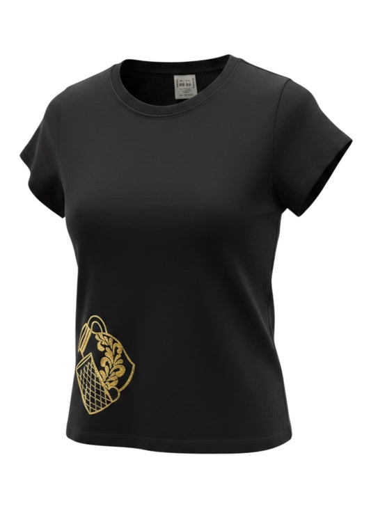 Bembel GOLD by frankfurtkind | T-Shirt women Round-neck