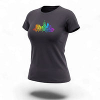 Skyline by frankfurtkind | T-Shirt women Round-neck