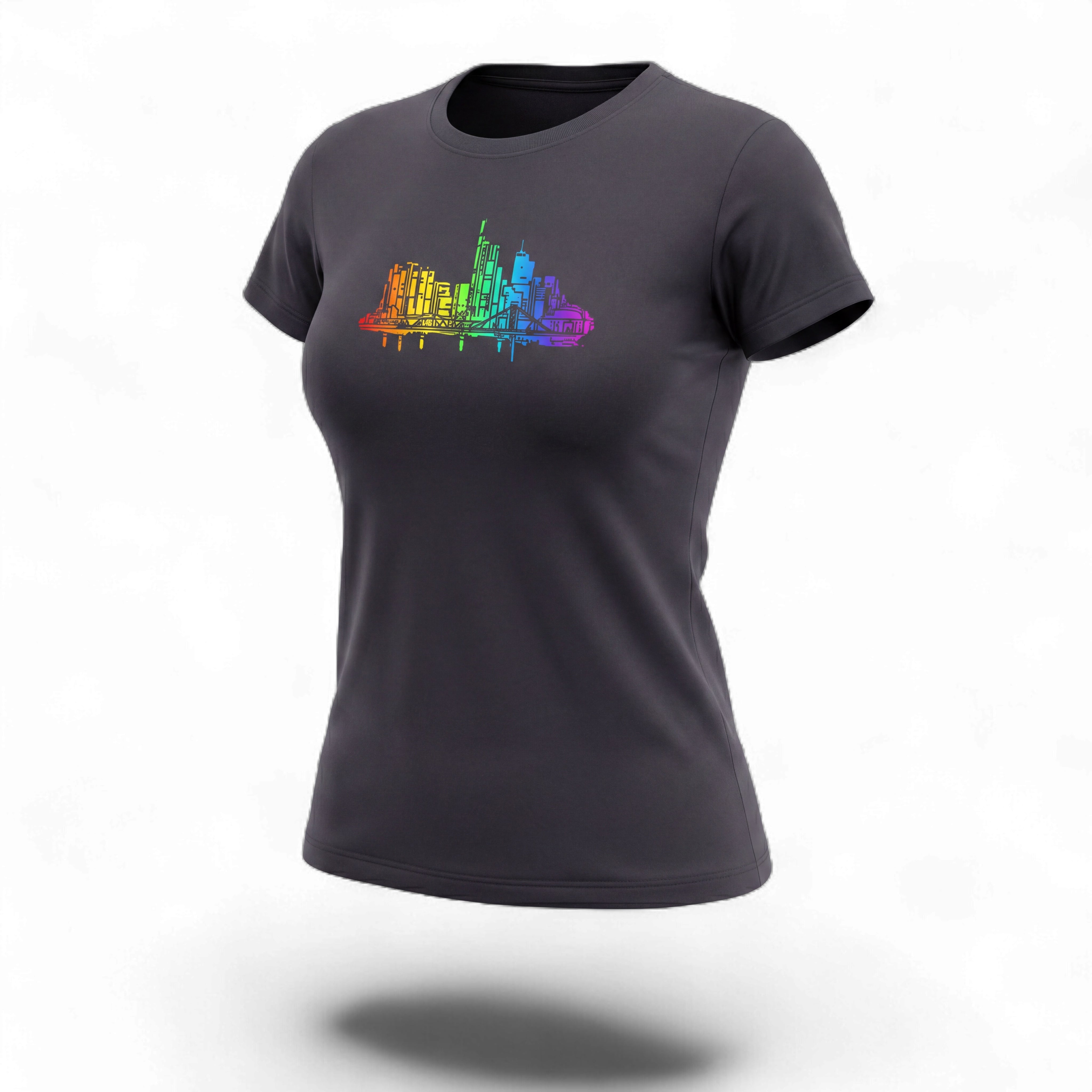 Skyline by frankfurtkind | T-Shirt women Round-neck