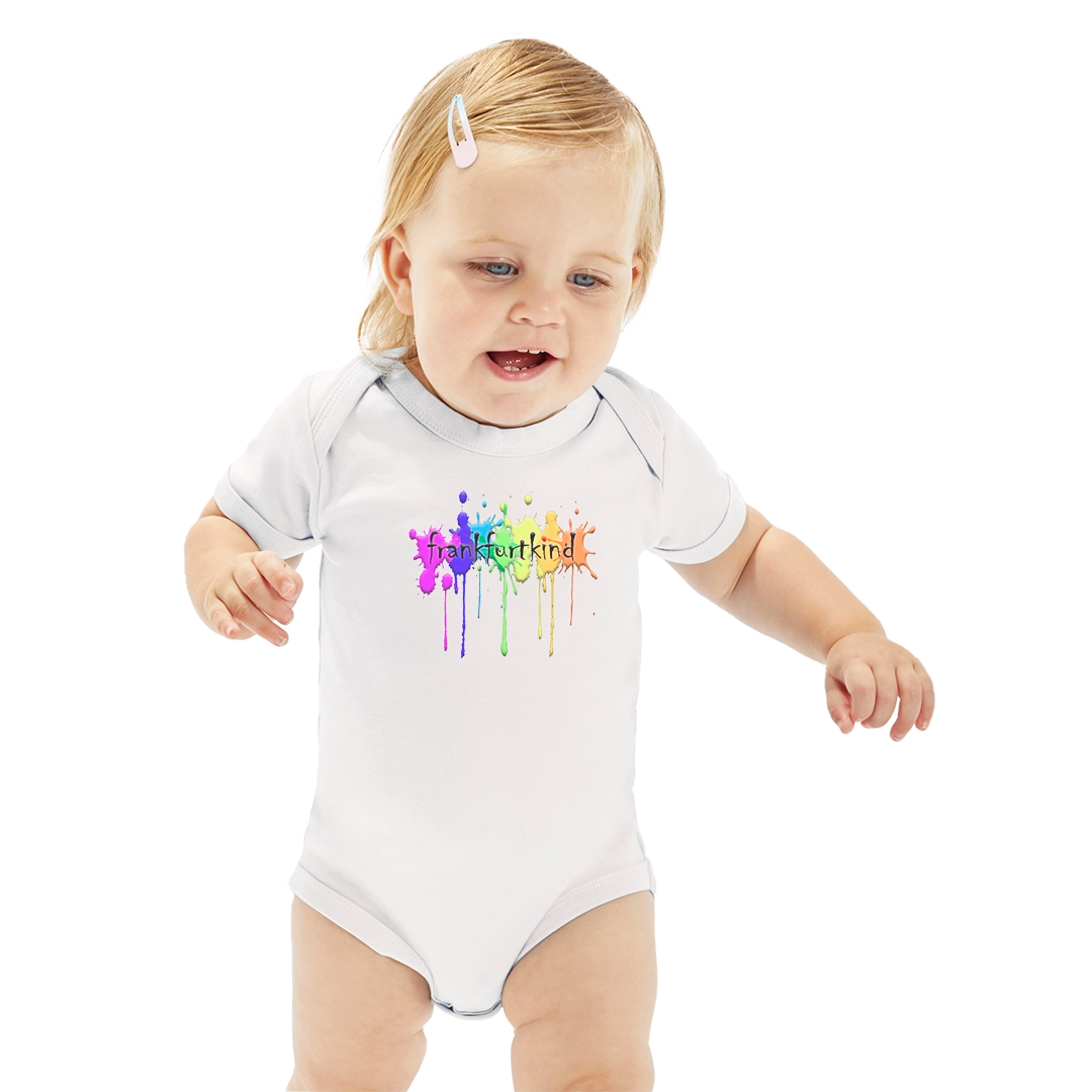 rainbow Frankfurt Baby Bodysuit Short Unisex