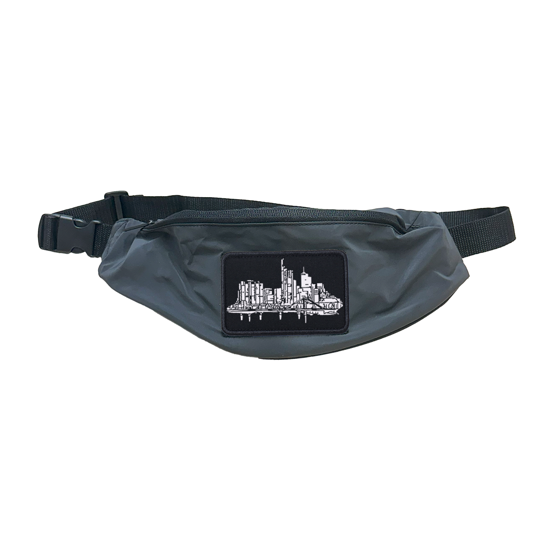 frankfurtkind | HIP-PatchBag black reflection