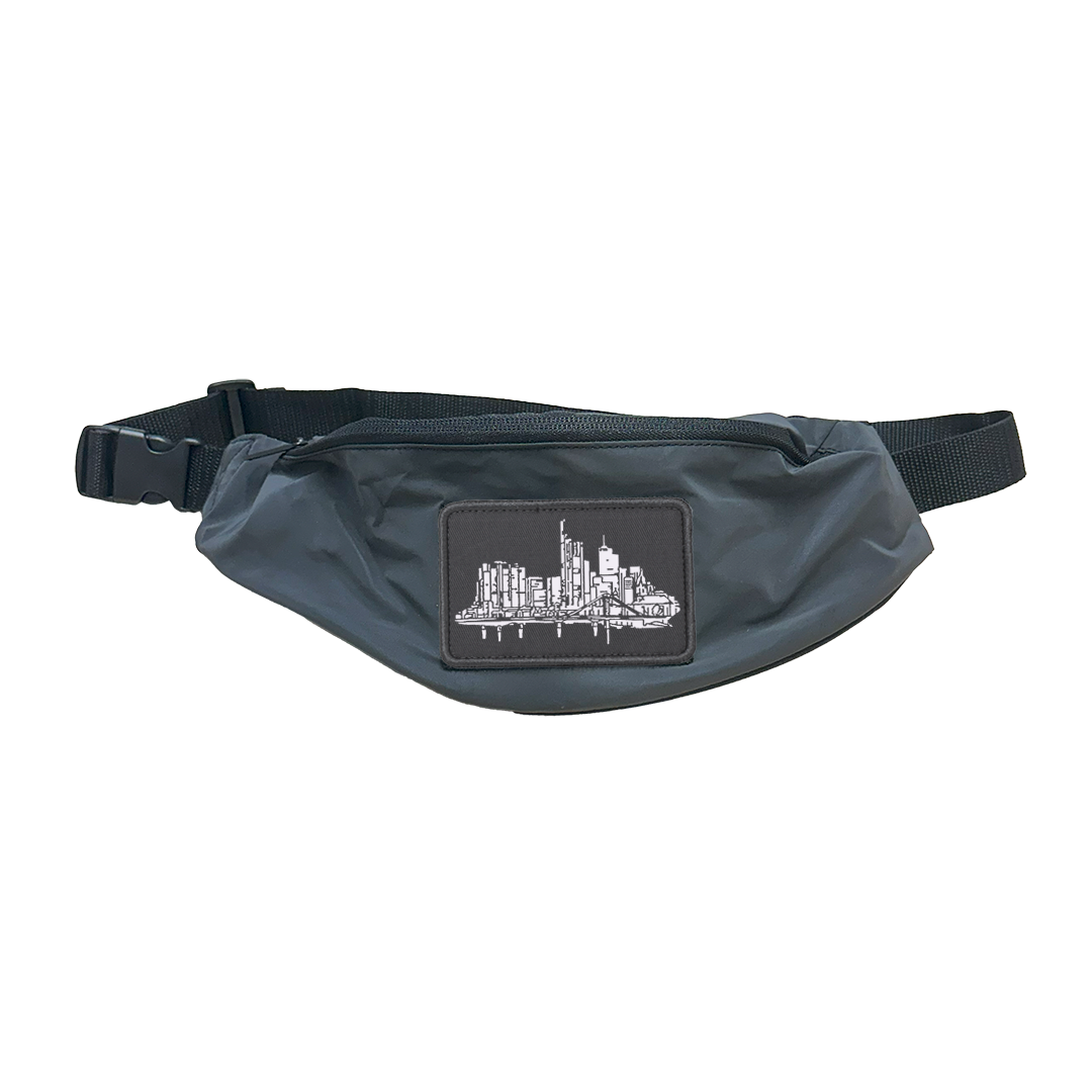 frankfurtkind | HIP-PatchBag black reflection