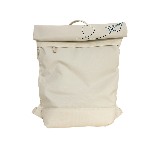 paper-planes by frankfurtkind | RollTop GREEN-City Backpack
