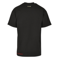 Schwarzes Eagle FFM Frankfurt Heavy Oversized T-Shirt von frankfurtkind mit Rückenansicht.
