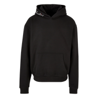 Schwarzer frankfurtkind oversized Hoodie von frankfurtkind mit Kapuzenprint.
