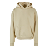 Sand Farbener frankfurtkind oversized Hoodie von frankfurtkind mit Kapuzenprint.