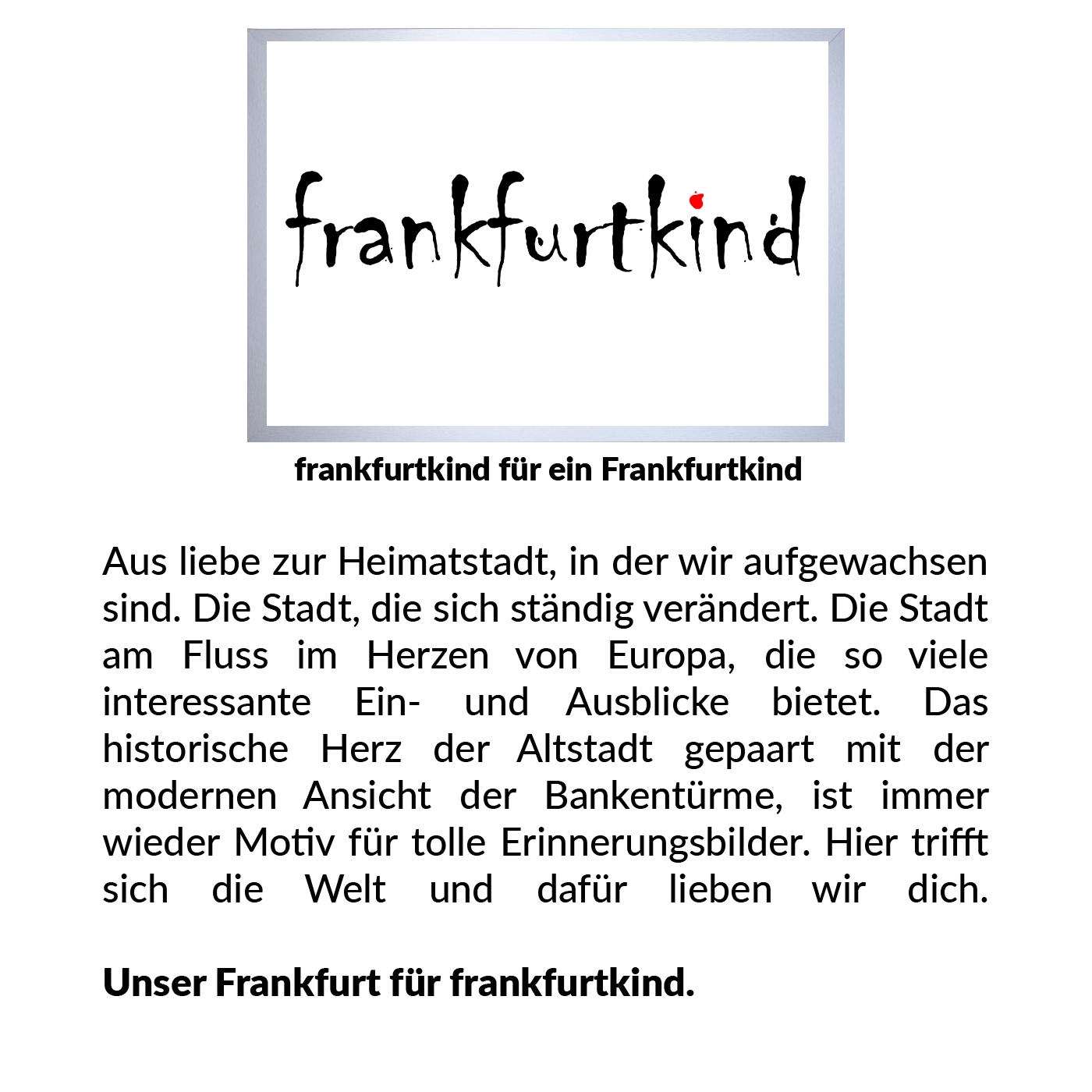 frankfurtkind | Baby Bodysuit short unisex