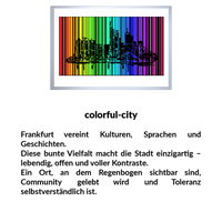 colorful-city by frankfurtkind | T-Shirt regular unisex