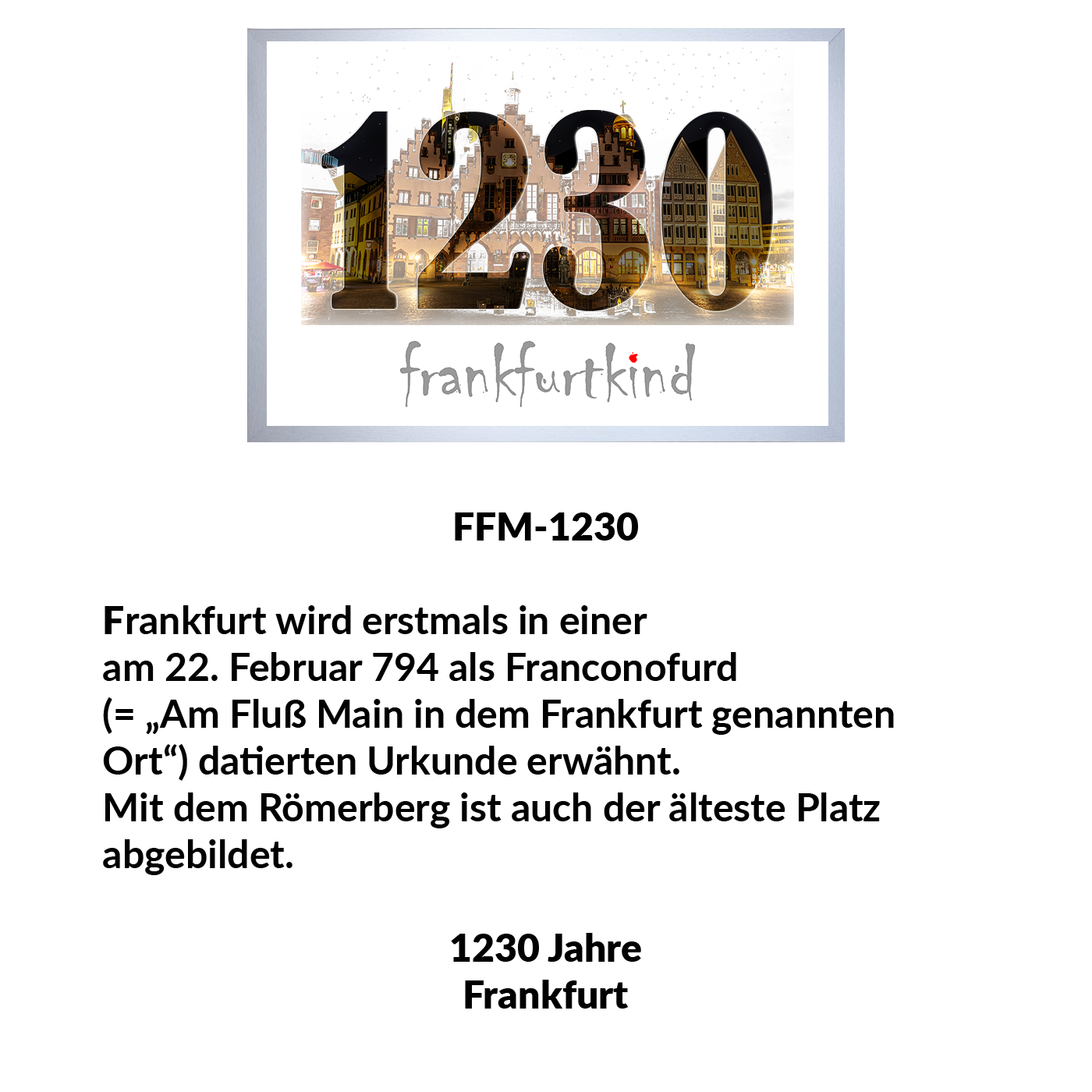 FFM1230 by frankfurtkind | cotton Bag