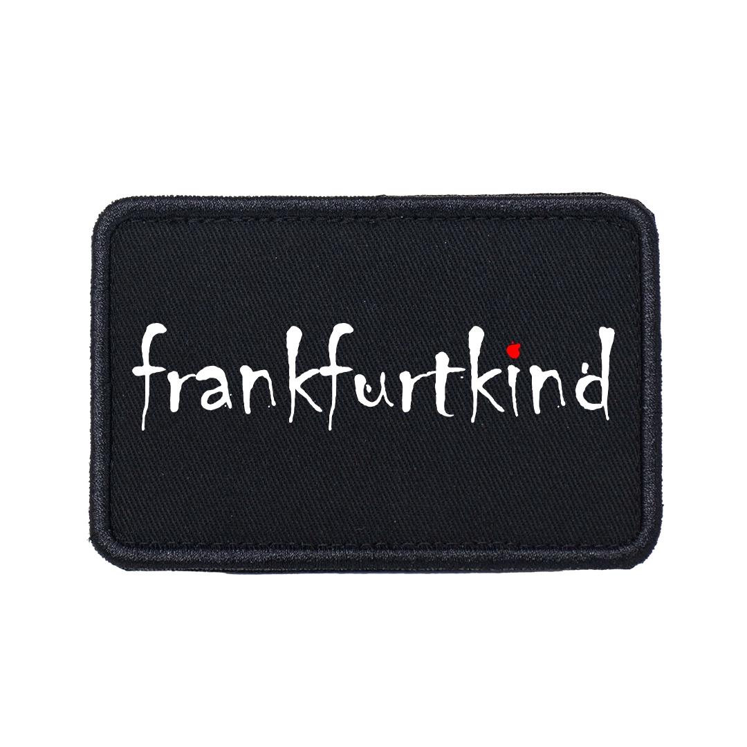 Patch black by frankfurtkind | Patch für Beanie