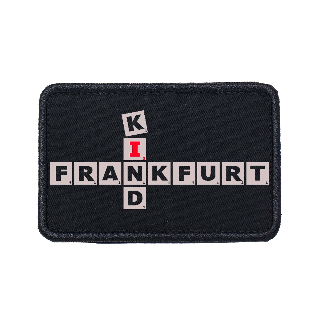 Patch black by frankfurtkind | Patch für Beanie