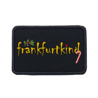 Patch black by frankfurtkind | Patch für Beanie