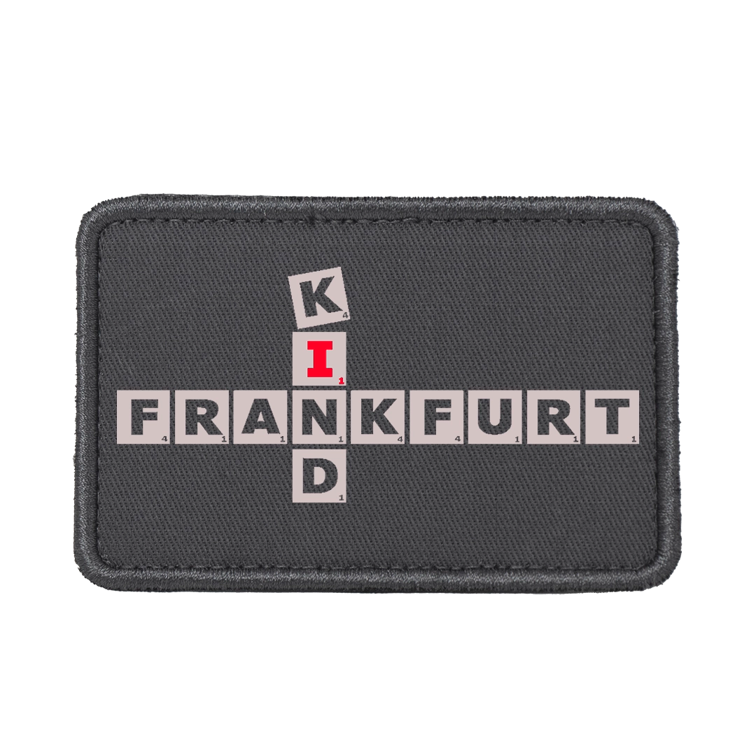 Patch grey by frankfurtkind | Patch für Beanie