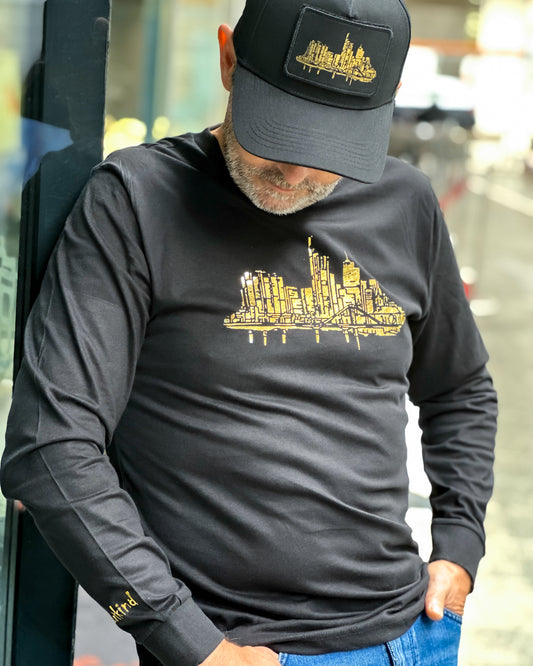 Skyline sunrise by frankfurtkind | Shirt longsleeve unisex