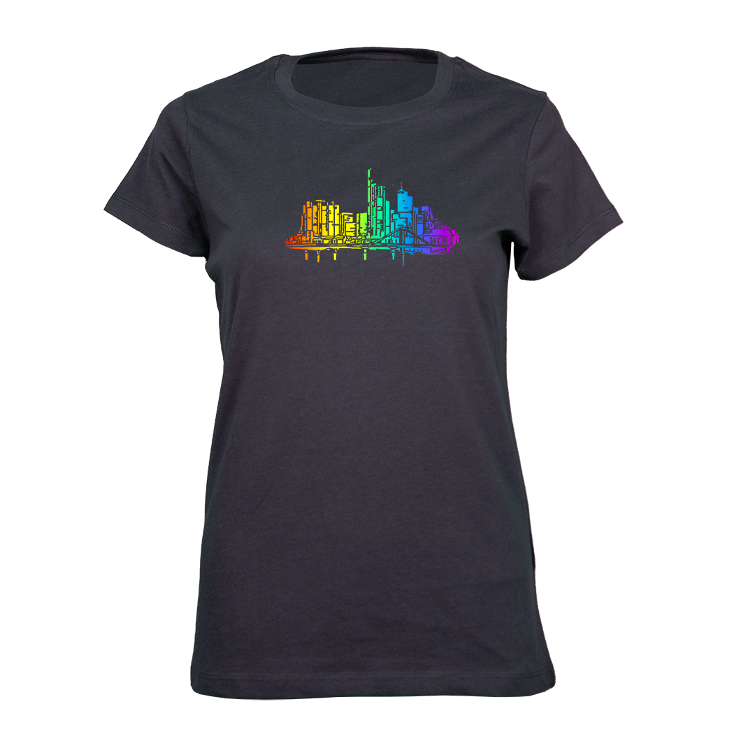 Skyline by frankfurtkind | T-Shirt women Round-neck