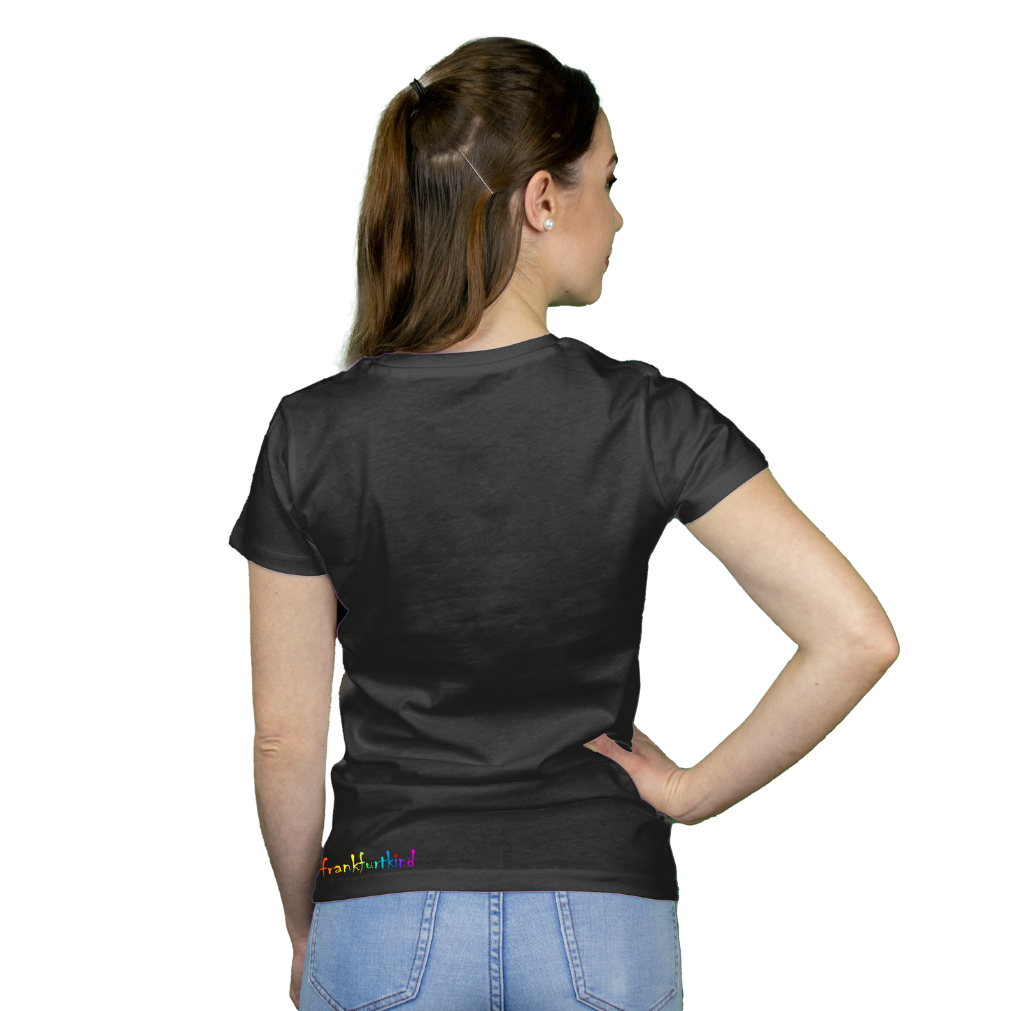 Skyline by frankfurtkind | T-Shirt women Round-neck