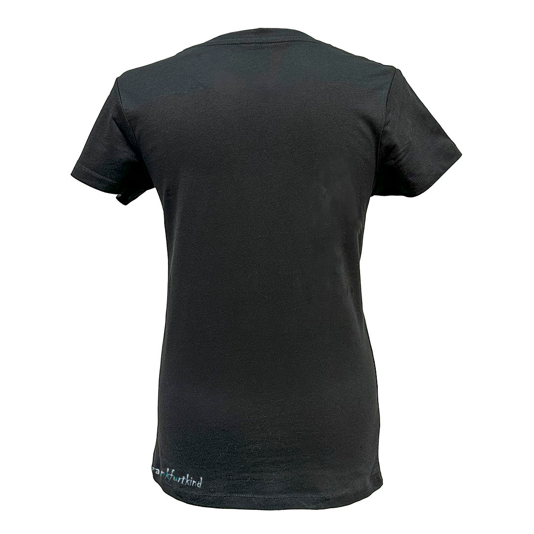 Skyline moonlight silber by frankfurtkind | T-Shirt women Round-neck
