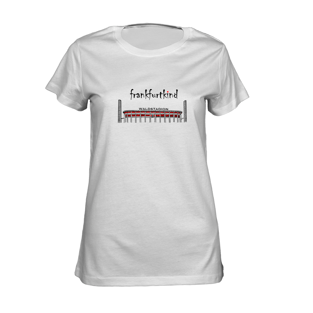 Waldstadion by frankfurtkind | T-Shirt women Round-neck