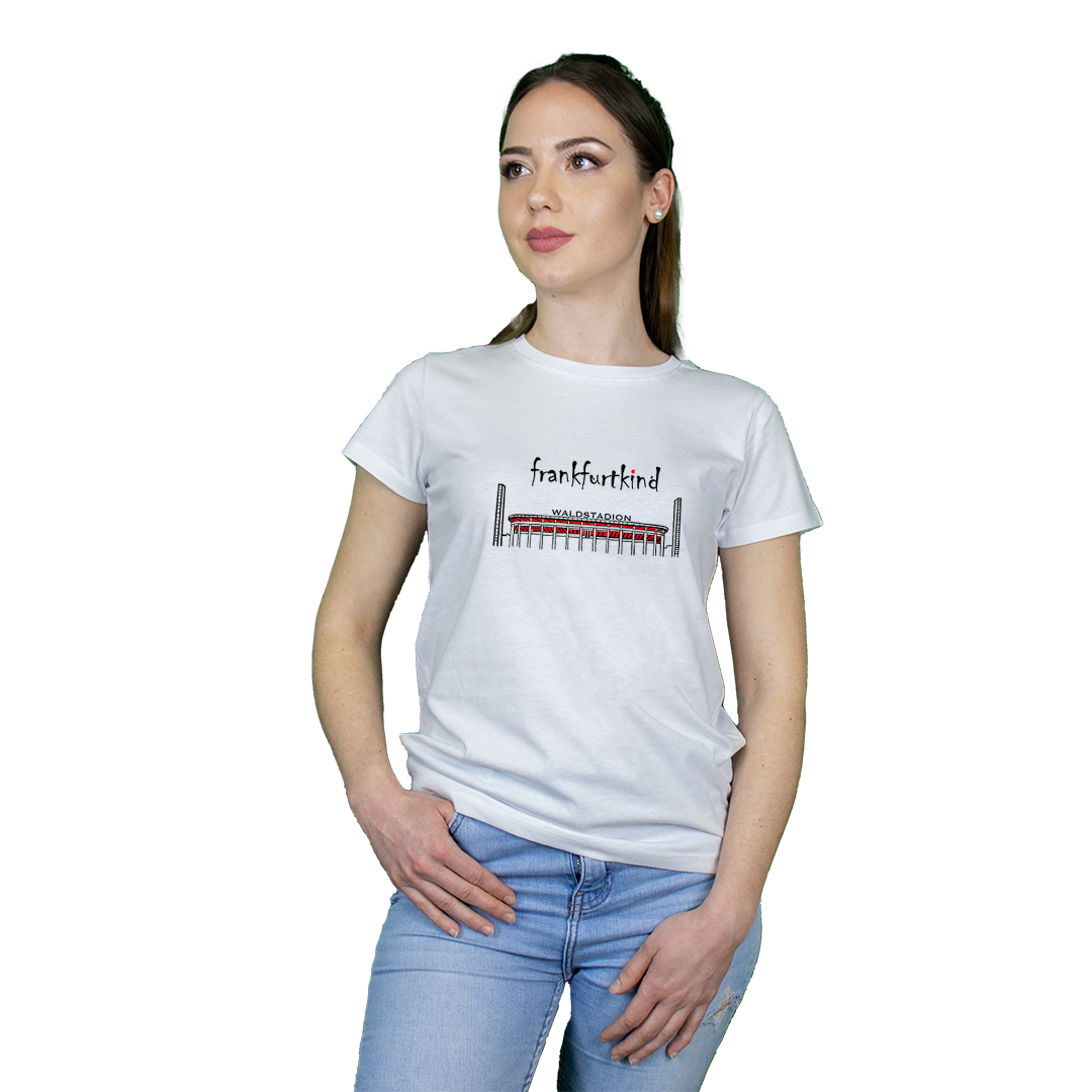 Waldstadion by frankfurtkind | T-Shirt women Round-neck