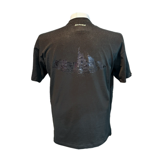 Skyline BLACK by frankfurtkind | T-Shirt haevy oversized unisex